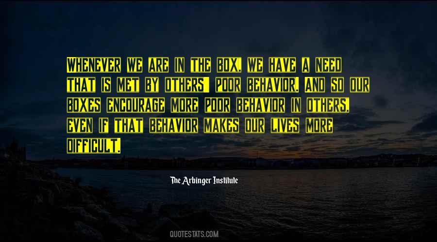 Others Behavior Quotes #790617