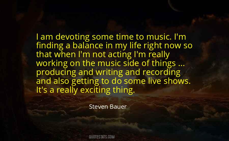 Getting On In Life Quotes #1763851