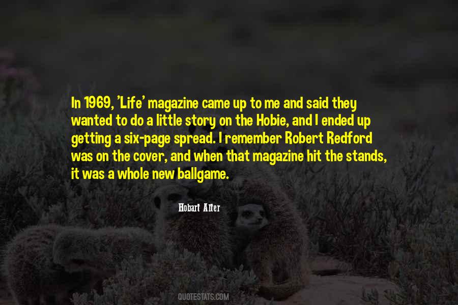 Getting On In Life Quotes #1774837