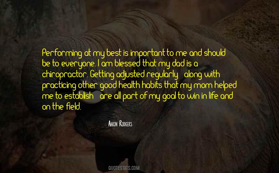 Getting On In Life Quotes #856587