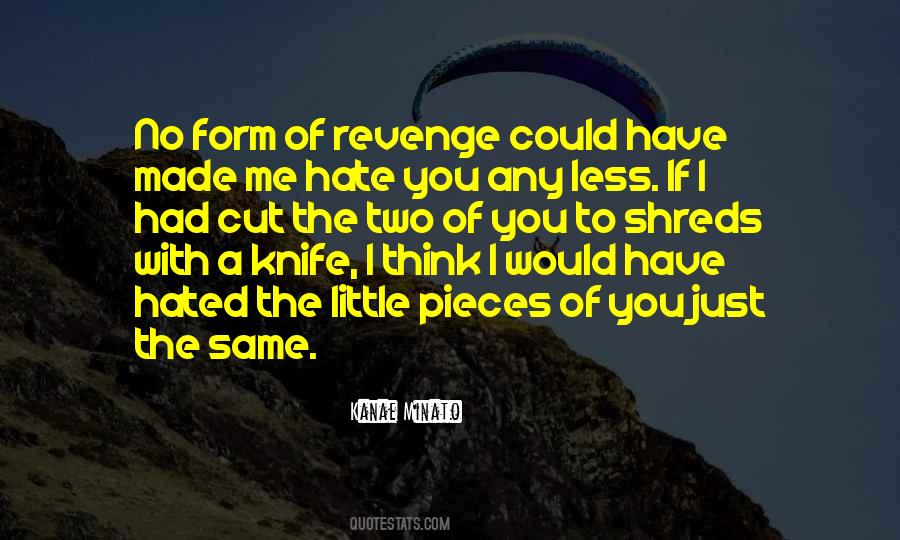Hate Revenge Quotes #916705