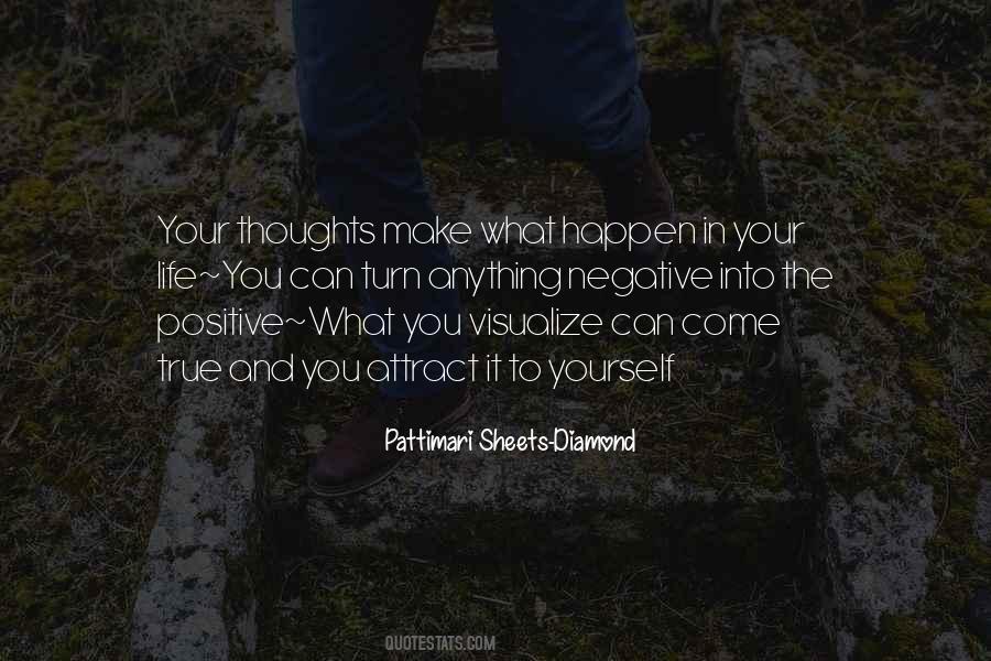 Positive And Negative Thoughts Quotes #1030256