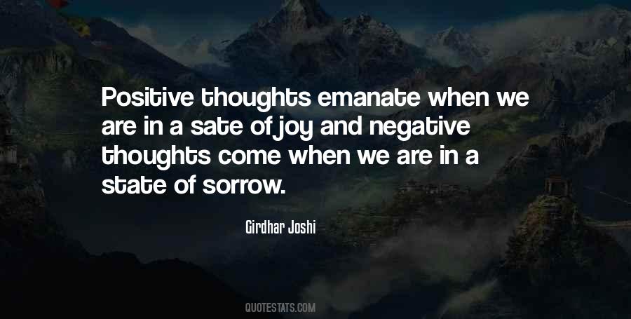 Positive And Negative Thoughts Quotes #1233046