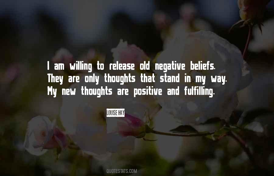 Positive And Negative Thoughts Quotes #1335236