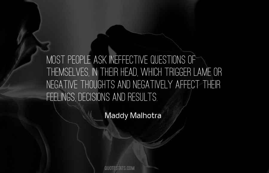 Positive And Negative Thoughts Quotes #1840058