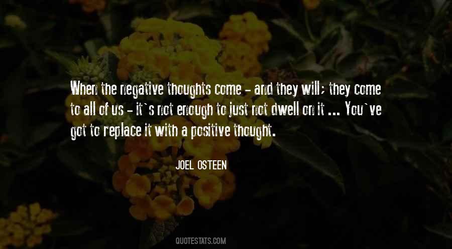 Positive And Negative Thoughts Quotes #248700
