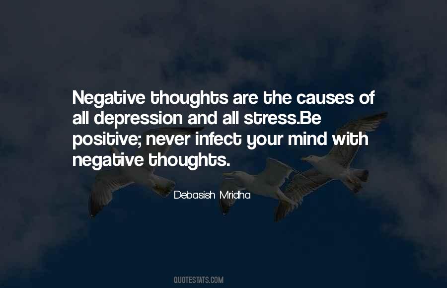 Positive And Negative Thoughts Quotes #869912