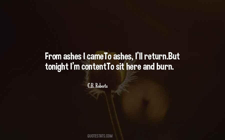 From Ashes We Came To Ashes We Return Quotes #1547668