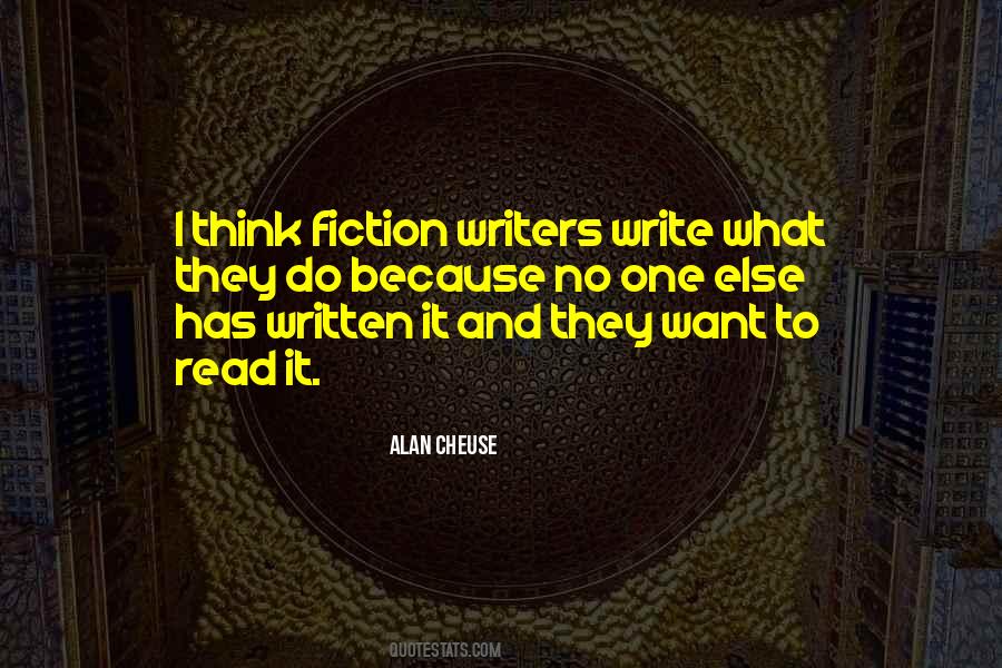 Best Fiction Writers Quotes #354885