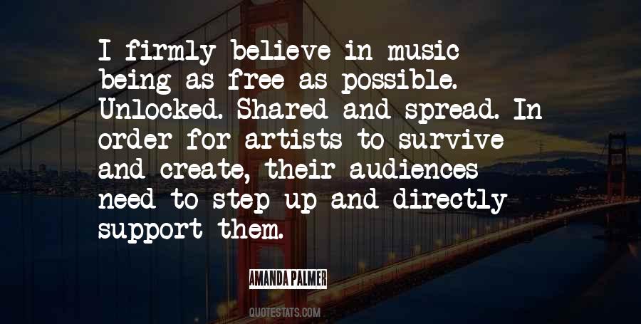 Support Music Quotes #1483498