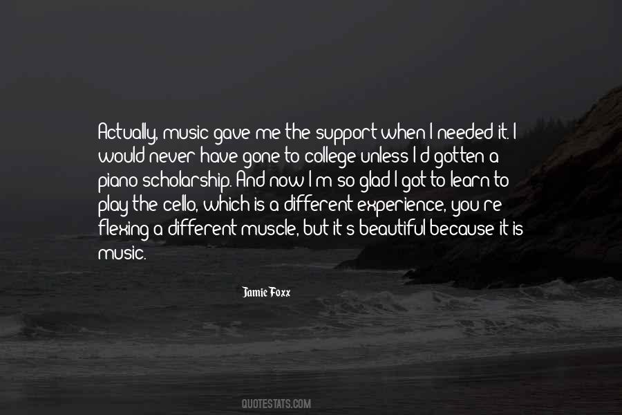 Support Music Quotes #1538144