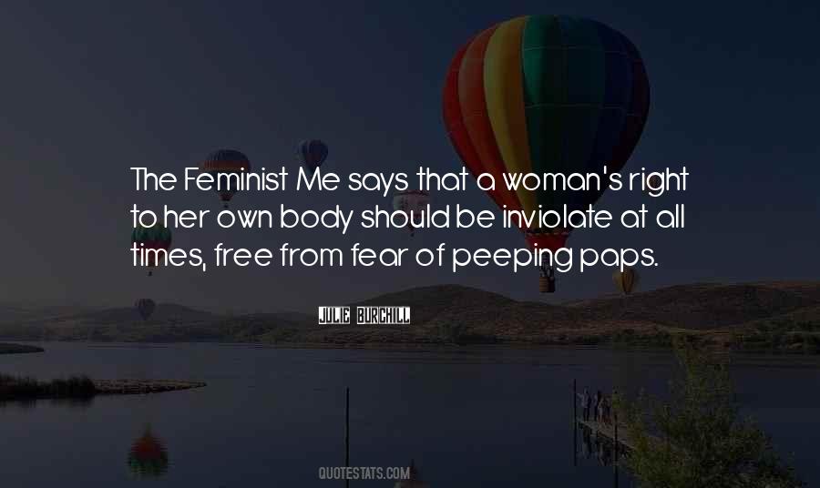 Feminist Body Quotes #305902