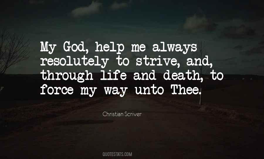 Please God Help Me Quotes #38720