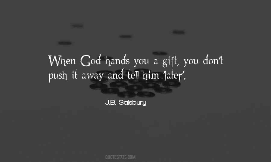 God Hands Quotes #31831