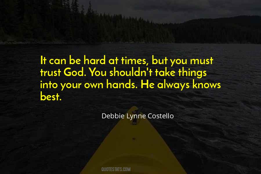 God Hands Quotes #336874