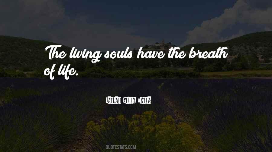Quotes About The Breath Of Life #330929