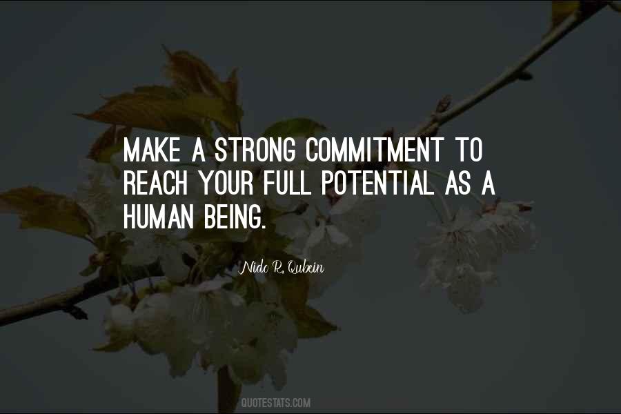 Strong Commitment Quotes #953768