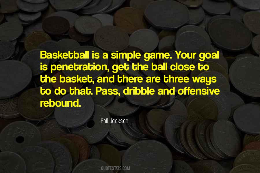 Basketball Goal Quotes #749439