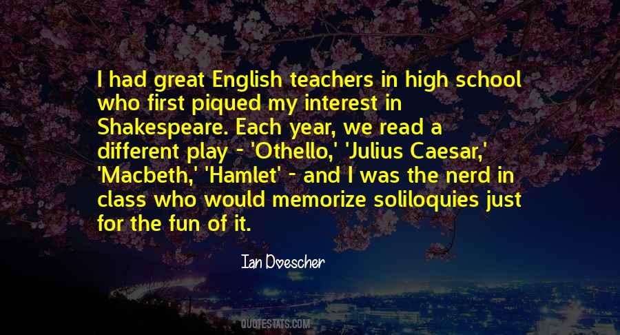 Quotes About High School Teachers #464581