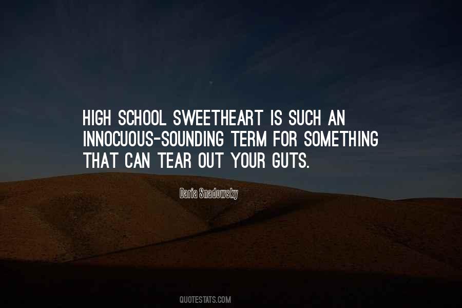 Quotes About High School Relationships #1099049