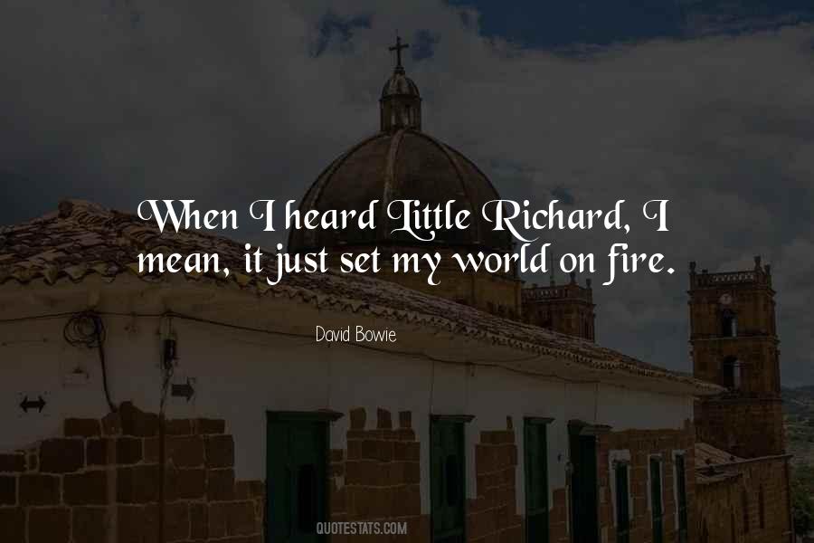 World On Fire Quotes #1096112