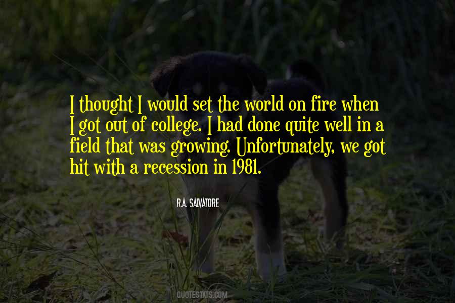 World On Fire Quotes #1470895