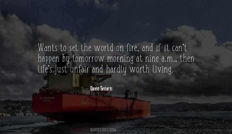 World On Fire Quotes #1540356