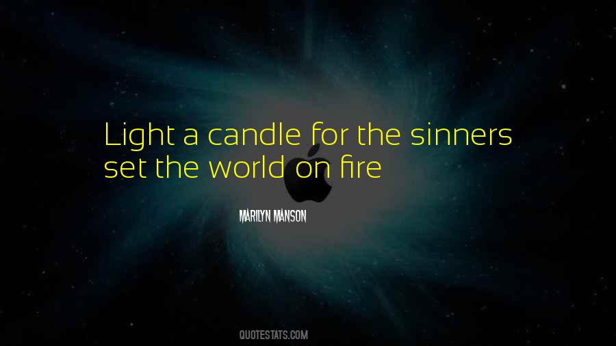 World On Fire Quotes #45647