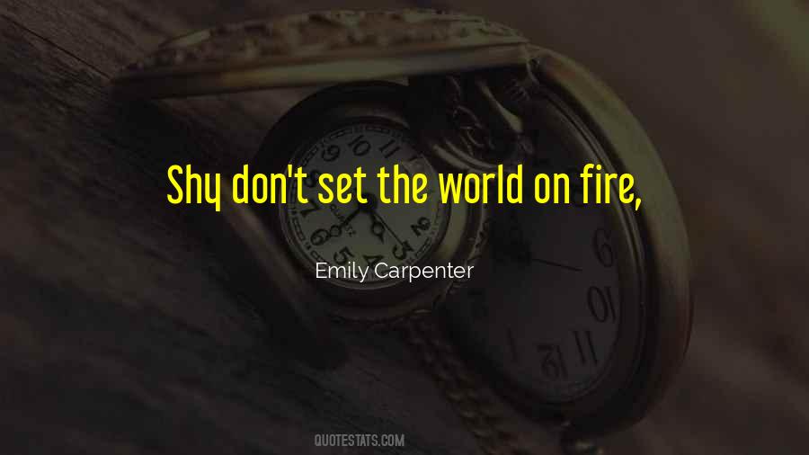 World On Fire Quotes #921075