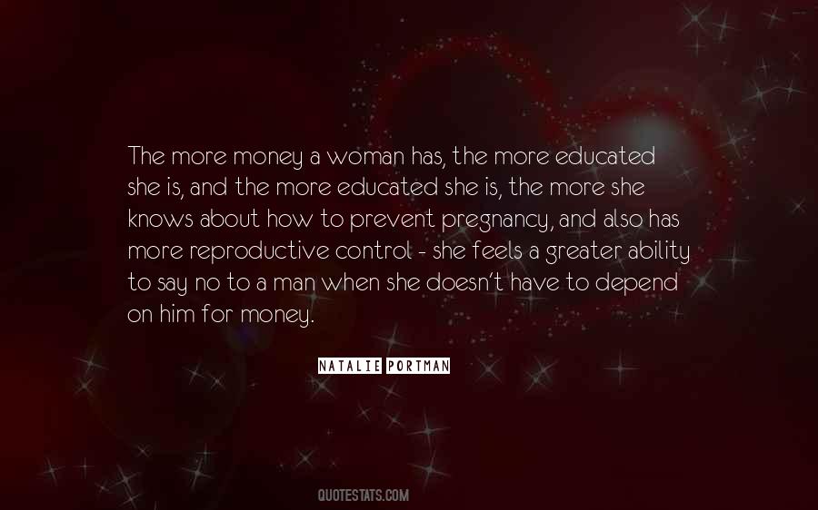 Quotes About Depend On Money #1030423