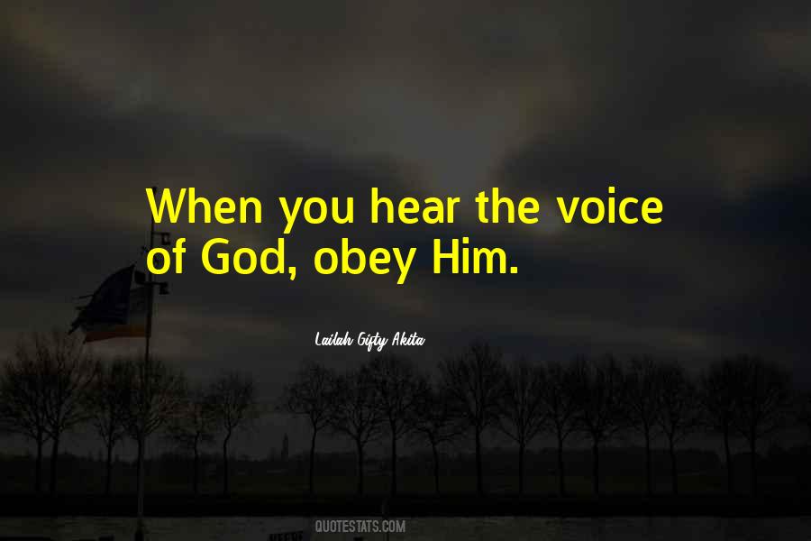 Hear And Obey Quotes #1162231