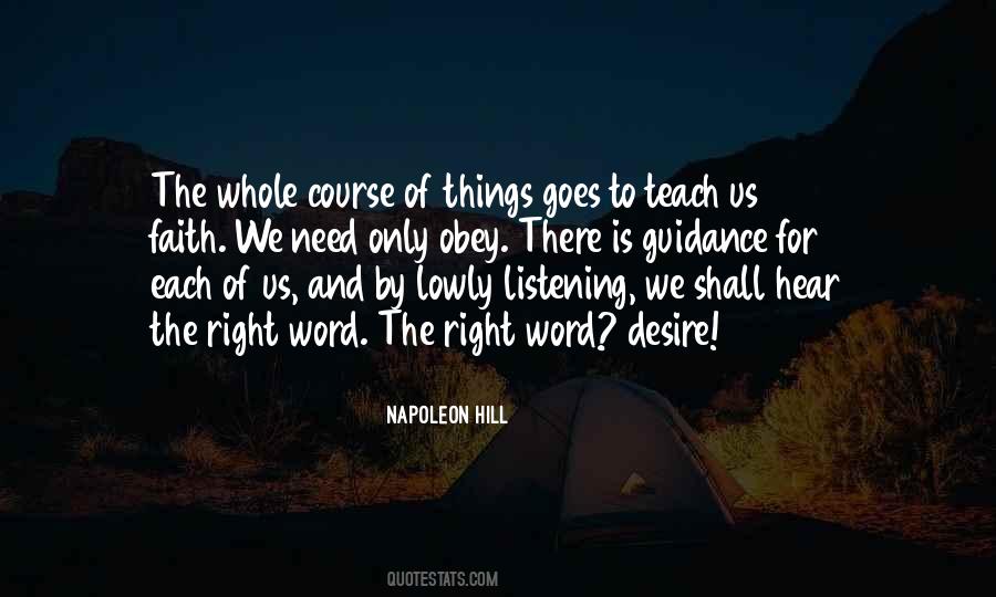 Hear And Obey Quotes #1631746