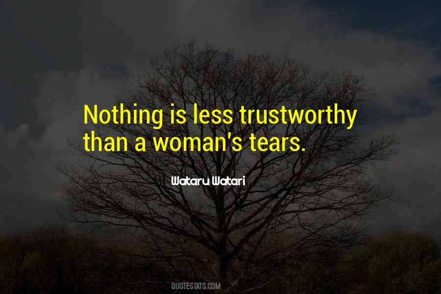 Woman Tears Quotes #1287140