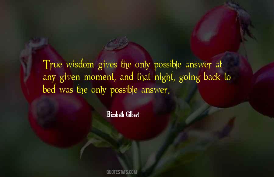 Night Wisdom Quotes #1601726