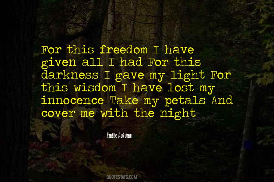 Night Wisdom Quotes #490430