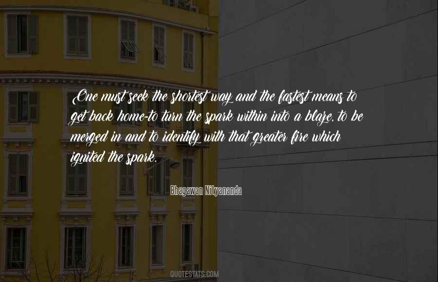 Shortest Way Home Quotes #654017