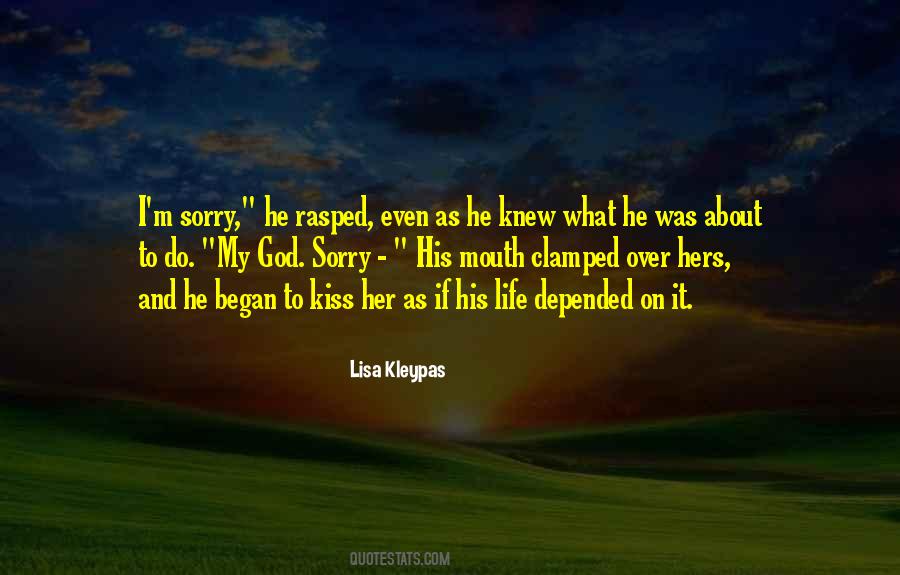 I Knew It Was Over Quotes #187060
