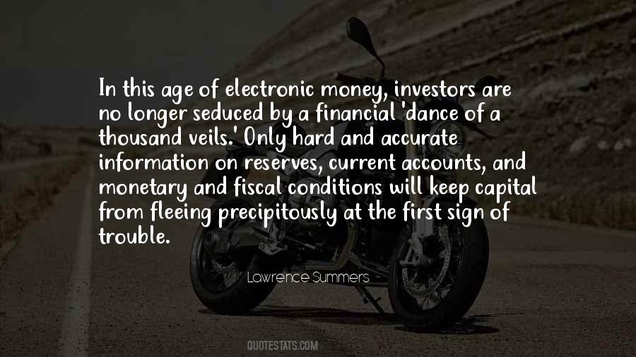 First Sign Of Trouble Quotes #1508396