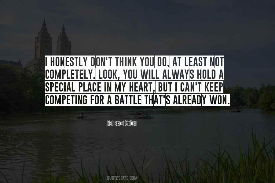 You Always Hurt The One You Love Quotes #1594137