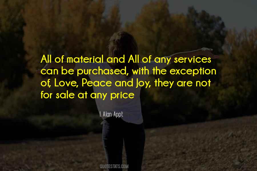 Peace At Any Price Quotes #1361753