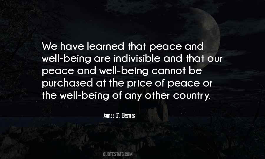 Peace At Any Price Quotes #564922