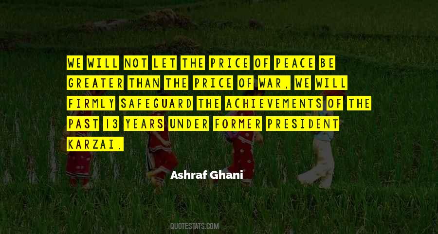 Peace At Any Price Quotes #696479