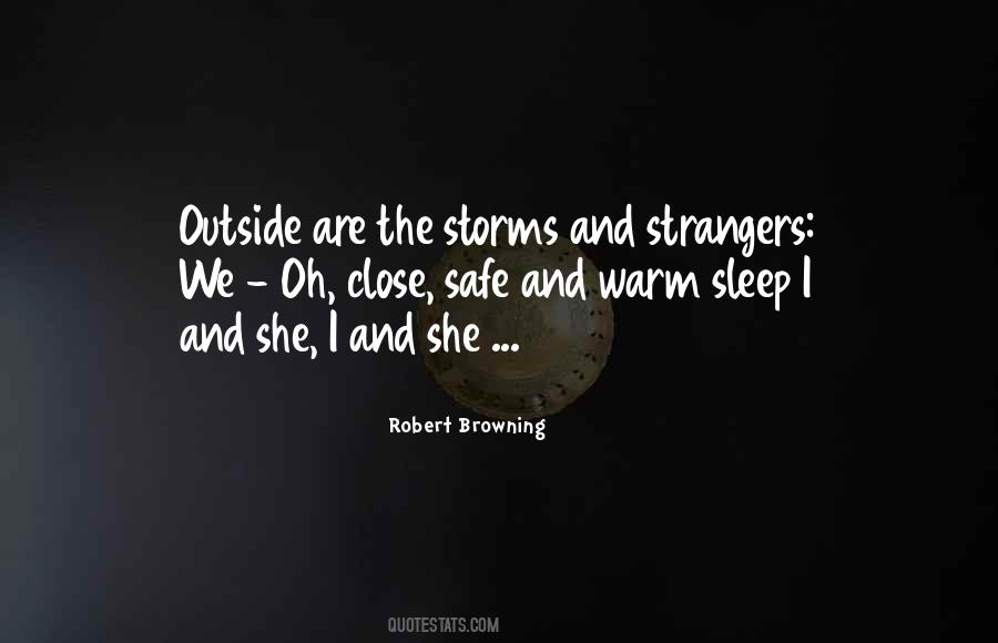 Safe Sleep Quotes #1023846