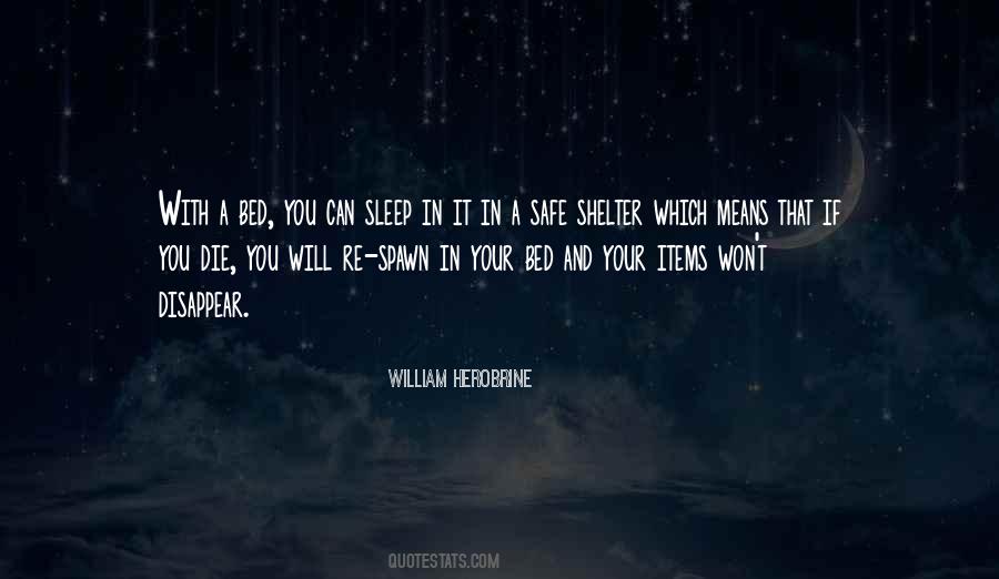 Safe Sleep Quotes #1082466