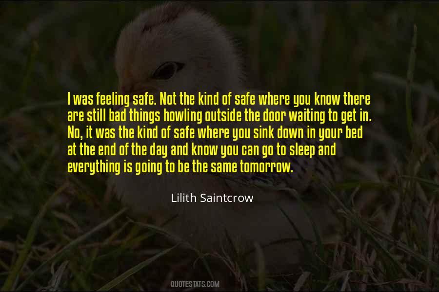 Safe Sleep Quotes #1178551