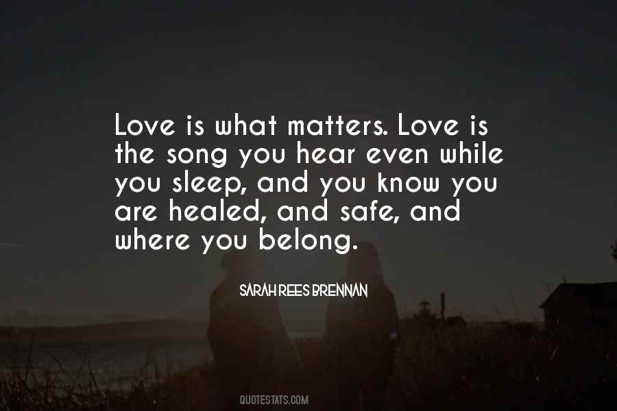 Safe Sleep Quotes #1809652