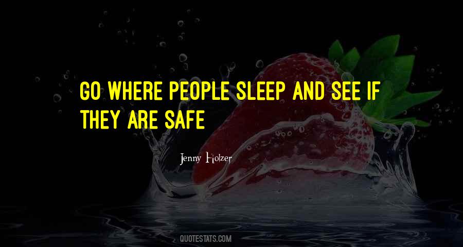 Safe Sleep Quotes #795879
