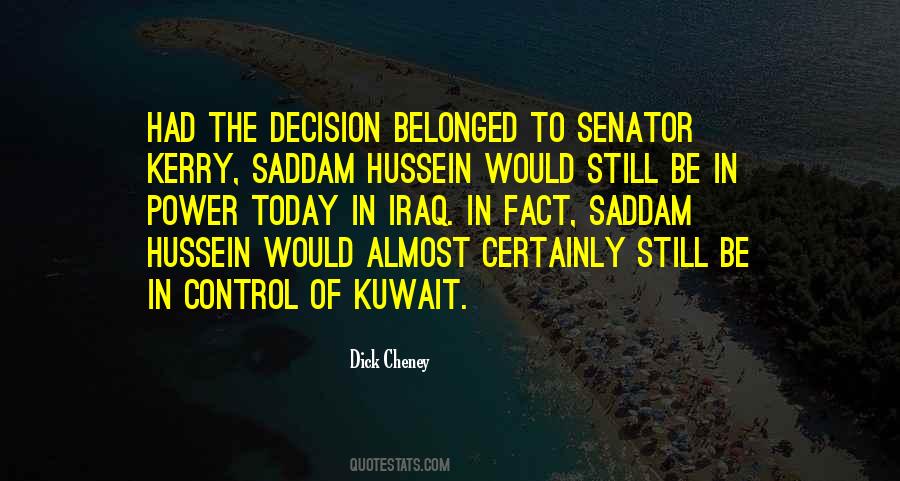 Power Of Decision Quotes #1203942