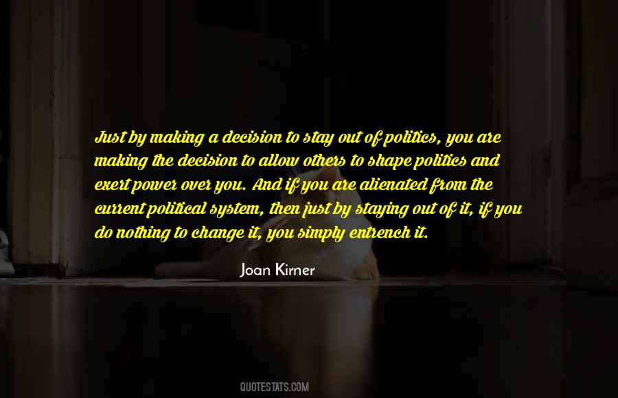 Power Of Decision Quotes #1429516