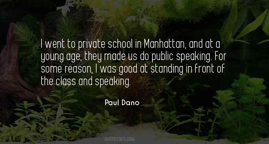 Front Of The Class Quotes #1566308